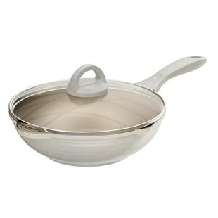 Jeetee吉特有钛陶瓷炒锅无涂层不粘锅家用炒菜锅电磁炉燃气灶适用