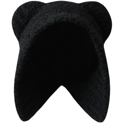 胡茬叔叔秋冬女生小熊帽子