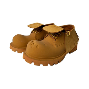 法老同款GLITTER FOCUS圆头巴黎米奇增高沙漠黄大头鞋未来德比鞋