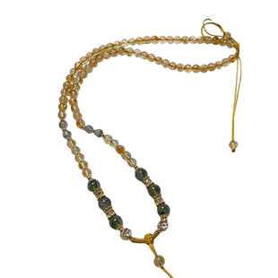 天然黄水晶绿幽灵发晶项链绳泰国佛牌唐卡挂链挂坠绳配吊坠挂绳