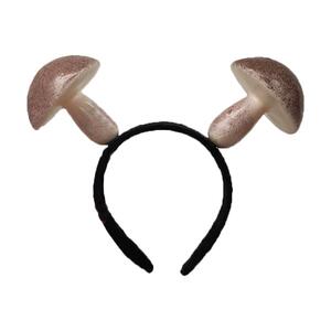 网红苹果蘑菇土豆柠檬雪梨幼儿园蔬菜搞怪水果发箍头箍发卡头饰