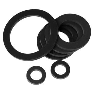 环保硅胶垫片黑色密封垫软橡胶减震防水垫圈耐高温环保螺丝平垫片