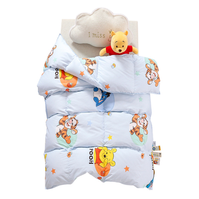 直播现充儿童羽绒被95白鹅绒被子