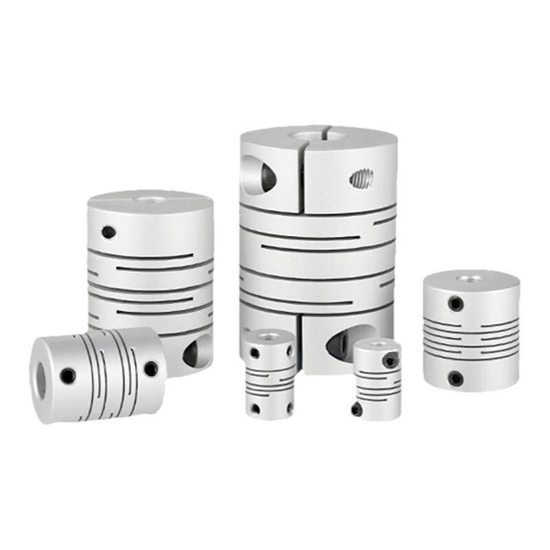 铝合金平行线联轴器沟槽式伺服电机铝合金平行连轴器绕线连接器