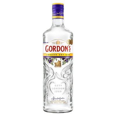 Gordons哥顿金酒1000ML双瓶杜松子酒干味GIN琴酒调酒基酒进口洋酒