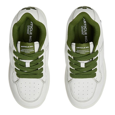 秦岚同款ARTICLE NO.橄榄绿汉堡鞋厚底复古休闲鞋子男女同款