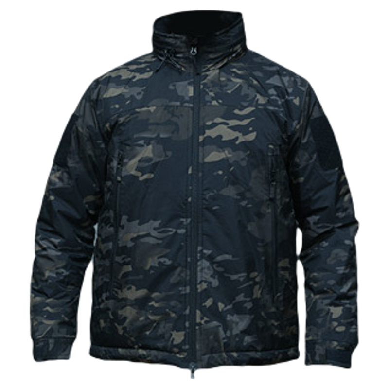 冬季男户外L7灰色战地棉服防泼水防寒服战术通勤保暖登山服冲锋衣