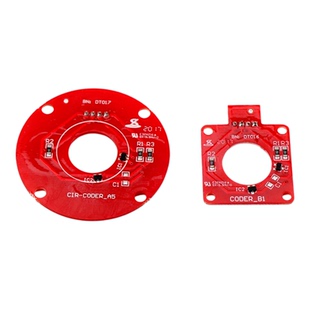 展鹏电梯门机编码器适用巨人通力圆形方形红色CIR-CODER-A VER1.5