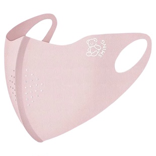 10A抗菌儿童防晒口罩冰丝透气男女童护眼角户外防紫外线遮阳面罩