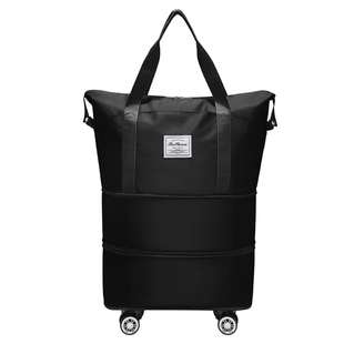 万向轮旅行包大容量短途旅游手提包折叠收纳衣服套拉杆轻便行李袋