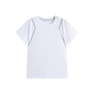 onmygame儿童短袖t恤夏季防晒男女童轻薄透气训练衣新运动衣