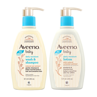 Aveeno艾惟诺/艾维诺婴儿润肤乳洗发水沐浴露二合一四季温和滋润