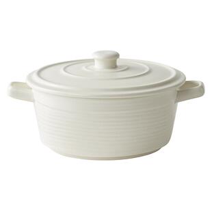 jiwoo釉下陶瓷彩奶油风双耳汤碗家用大猪油罐带盖大汤碗酸菜鱼碗