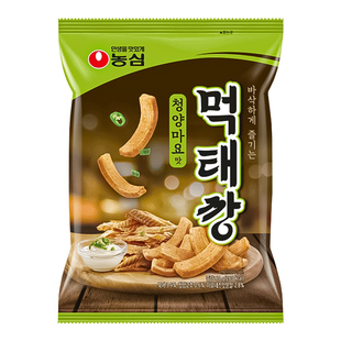 韩国进口农心青阳辣椒明太鱼味脆片虾条办公室休闲食品解馋小零食