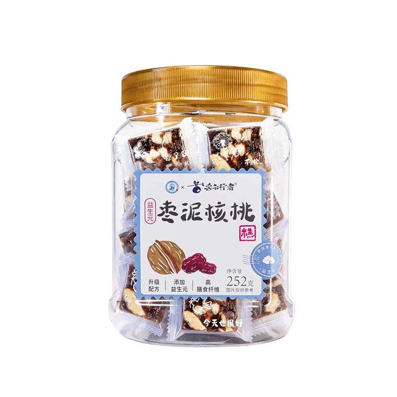 益生元枣泥核桃糕高膳食纤维零食茶点糕点便携