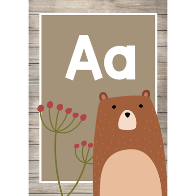 英语字母ALPHABETS卡通环创海报教室布置装饰早教启蒙教育