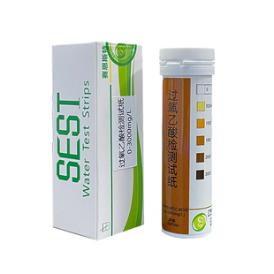 过氧乙酸PAA检测试纸0-3000ppm用于内窥镜食品饮料工业等浓度监控