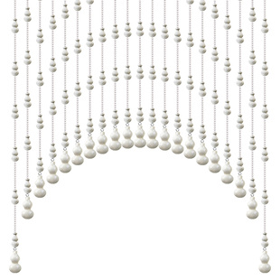 桃木葫芦珠帘卧室卫生间挂帘水晶隔断屏风帘子免打孔门帘吊饰珠子