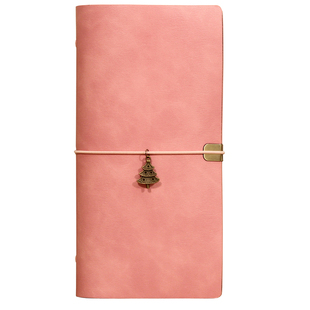 A5歌剧大剧院门票旅游景点门票收纳夹入场券票据存单收纳册活页夹小号多功能简约皮面橙色资料册绑绳款可定制