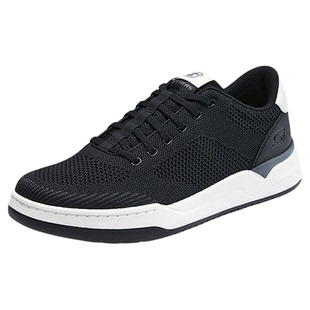 Skechers斯凯奇春季男子户外舒适休闲运动鞋百搭低帮时尚网面板鞋