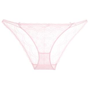 3条98元好奇蜜斯抗菌纯棉裆低腰性感蕾丝三角内裤女透气夏季轻薄