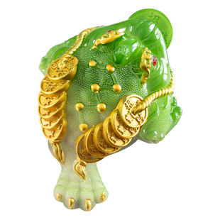 金蟾茶宠摆件精品可养变色茶具配件茶桌茶盘茶道貔貅茶台蟾蜍招财