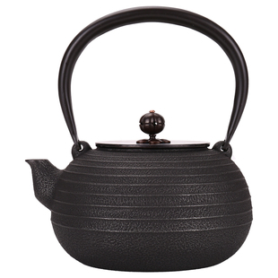 素雅铁壶纯手工脱蜡铸造生铁烧水壶铸铁茶壶无涂层日式功夫茶具