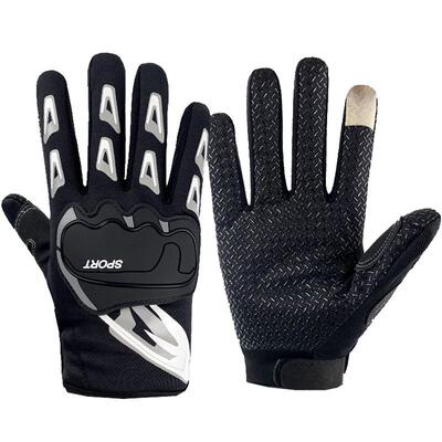 紫牛尚品机车长指男士防滑手套