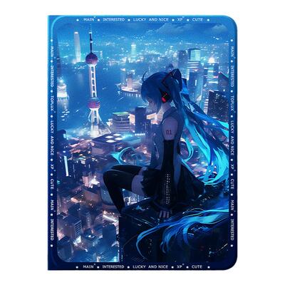 适用华为荣耀平板保护套初音未来