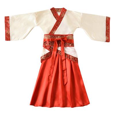 汉服女童朗诵古装三字经中国风