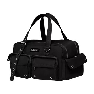 BLACK PURPLE Overload Cargo Bag_黑色 MUSINSA韩国官网直邮进口