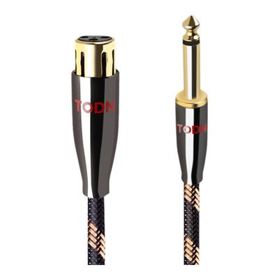 同顿6.5大二芯转卡农音频线