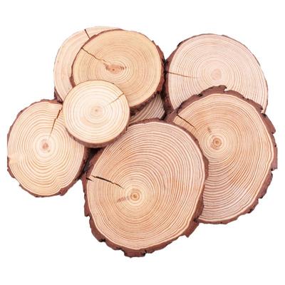 手工松木片圆木片年轮片