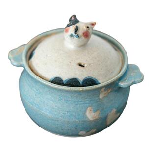 【月器】日本陶艺家吉林三千代直火耐热土锅一人食砂锅老式土锅