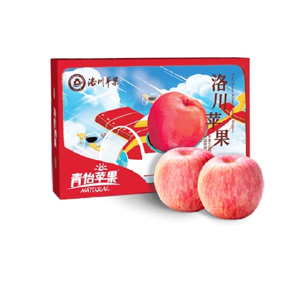 青怡苹果洛川红富士当季脆甜多汁