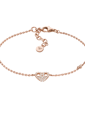 【自营】白鹿同款 Armani阿玛尼LOVE手链女银质轻奢气质女生礼物