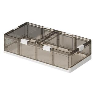 床底收纳箱扁平带滑轮放床下折叠式大容量超大透明衣服折叠储物箱