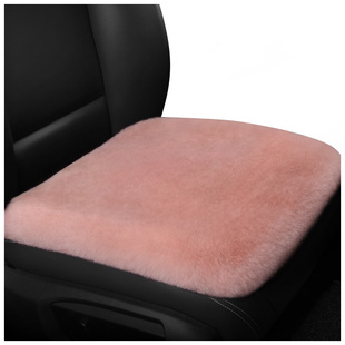 羊毛绒坐垫冬天纯羊毛汽车座垫皮毛一体羊剪绒冬季毛绒座套羊毛垫