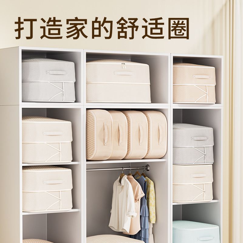 可视防潮防霉衣服羽绒服四件套棉被毛毯收纳袋衣柜收纳包搬家袋