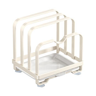 厨房锅盖置物架2025新款多功能砧板菜板一体收纳架台面案板放置架