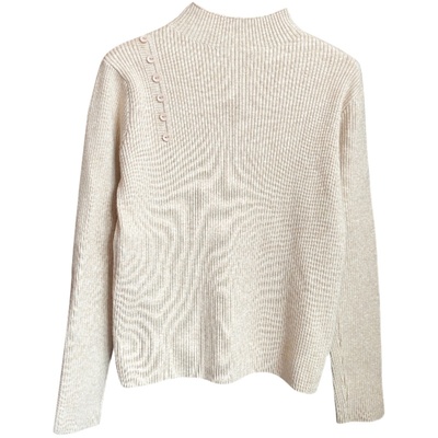 修身显瘦半高领长袖针织打底衫