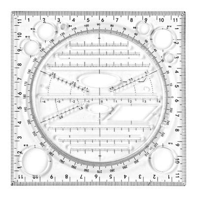惠山多功能尺子快速尺几何图形