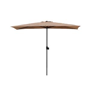 网红遮阳伞高度可调 户外半边伞白色 太阳伞庭院伞花园露台花圃伞