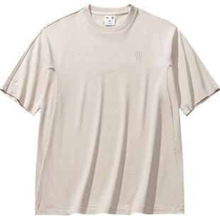 安踏凯里·欧文Hélà系列丨情侣款纯棉t恤男女宽松短袖运动上衣