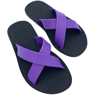 泰国进口橡胶显瘦防滑防臭拖鞋