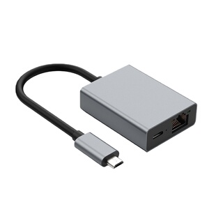 TypeC网线口转换器适用苹果华为手机iPad11平板MacBook笔记本电脑转接头网络扩展坞PD充电RJ45网卡