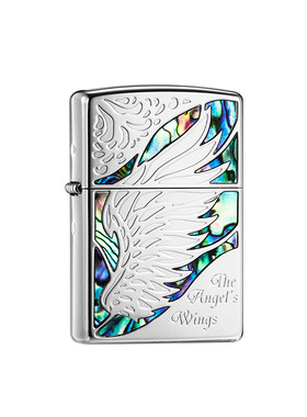zippo打火机天使之翼送男友礼物