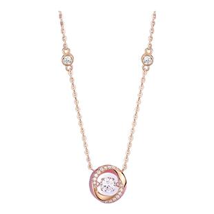 Julius/聚利时莫比乌斯环项链女生锁骨链2026新款925银饰生日礼物