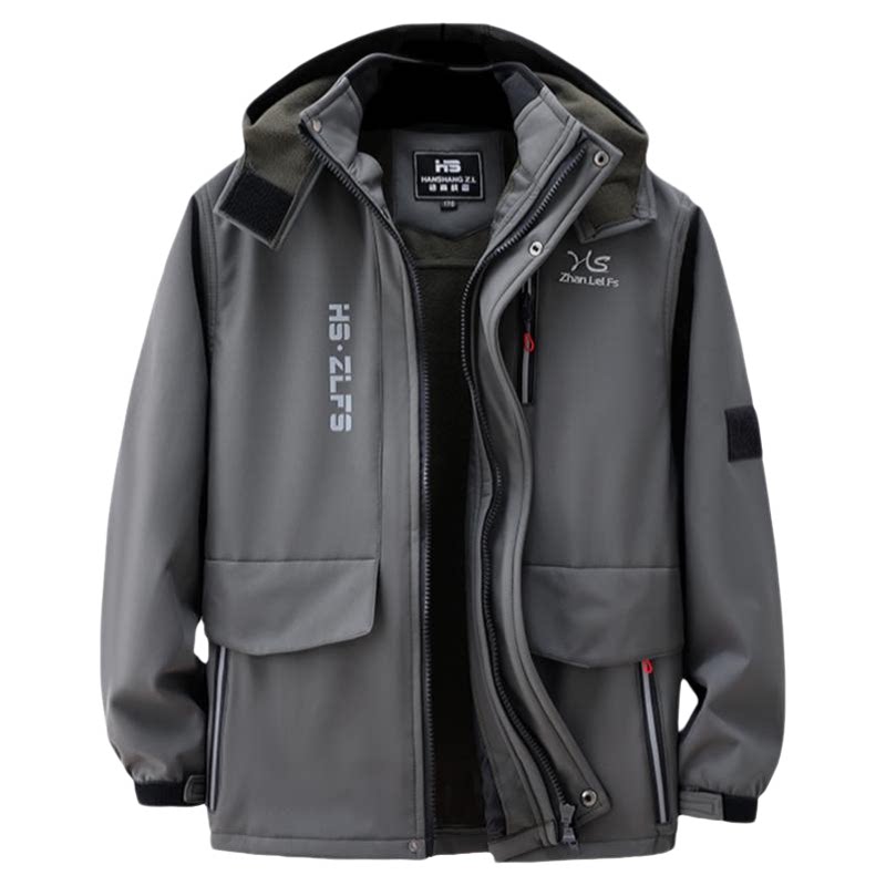 加绒秋冬季防水工作服套装