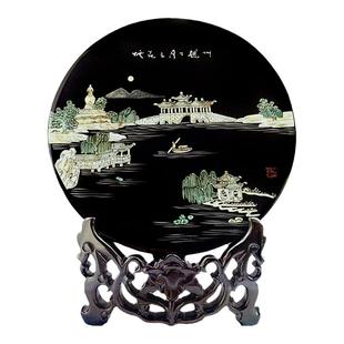 非遗扬州漆器木胎螺钿古风家具摆件中国传统文化搬家开业礼品送人